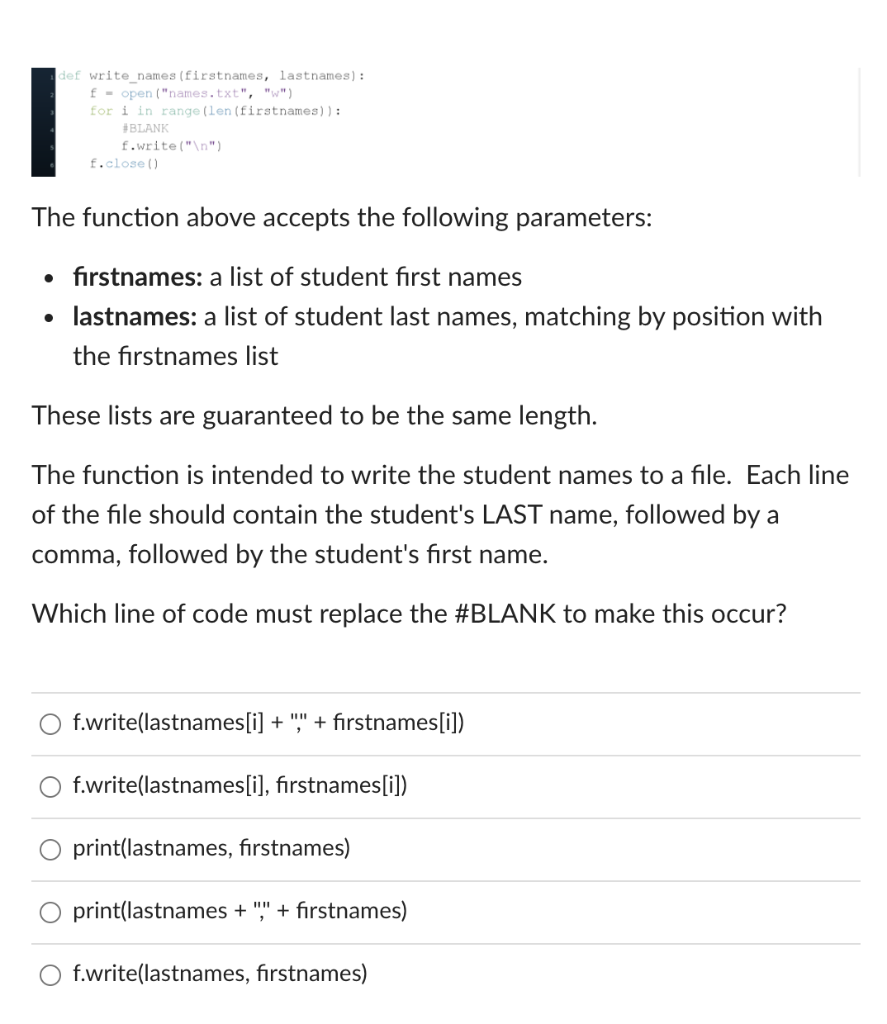 Solved 1. Assume we have a list with five elements. We want | Chegg.com