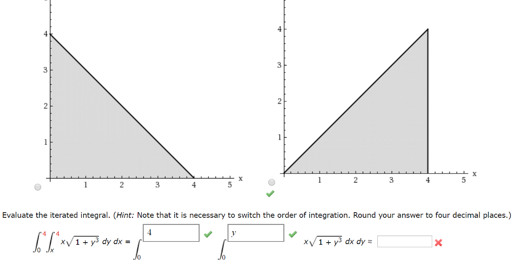 Iterative Integration Calc Solved 4 4 4 Evaluate the iterated integral. (Hint: Note | Chegg.com