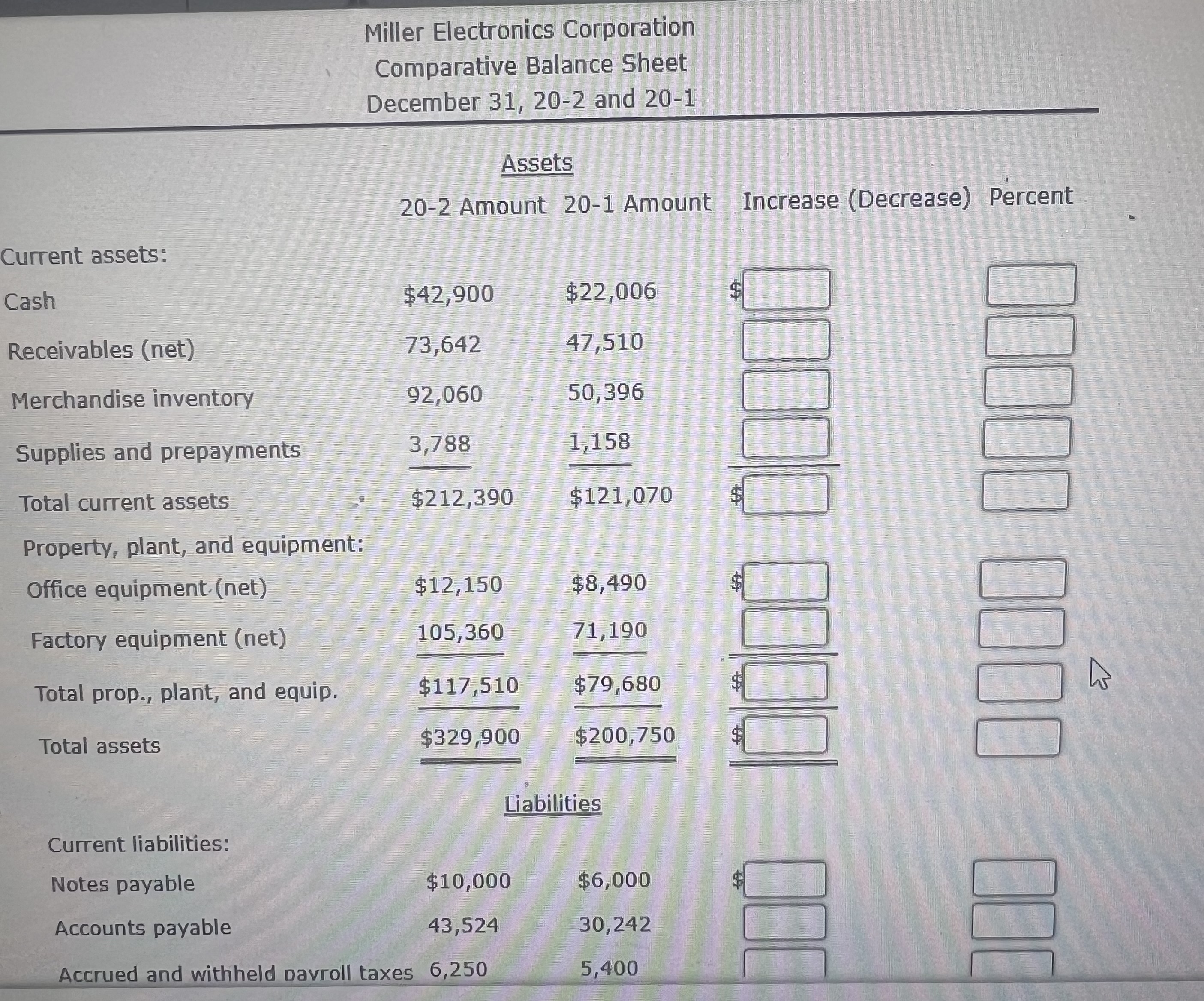 Solved Liabilities Current liabilities: | Chegg.com