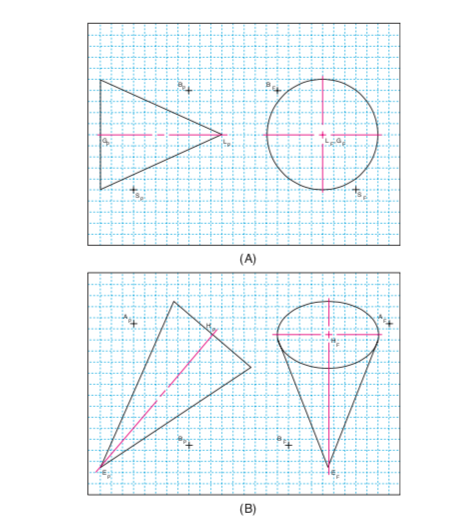 Solved complete the line of intersection between the objects | Chegg.com