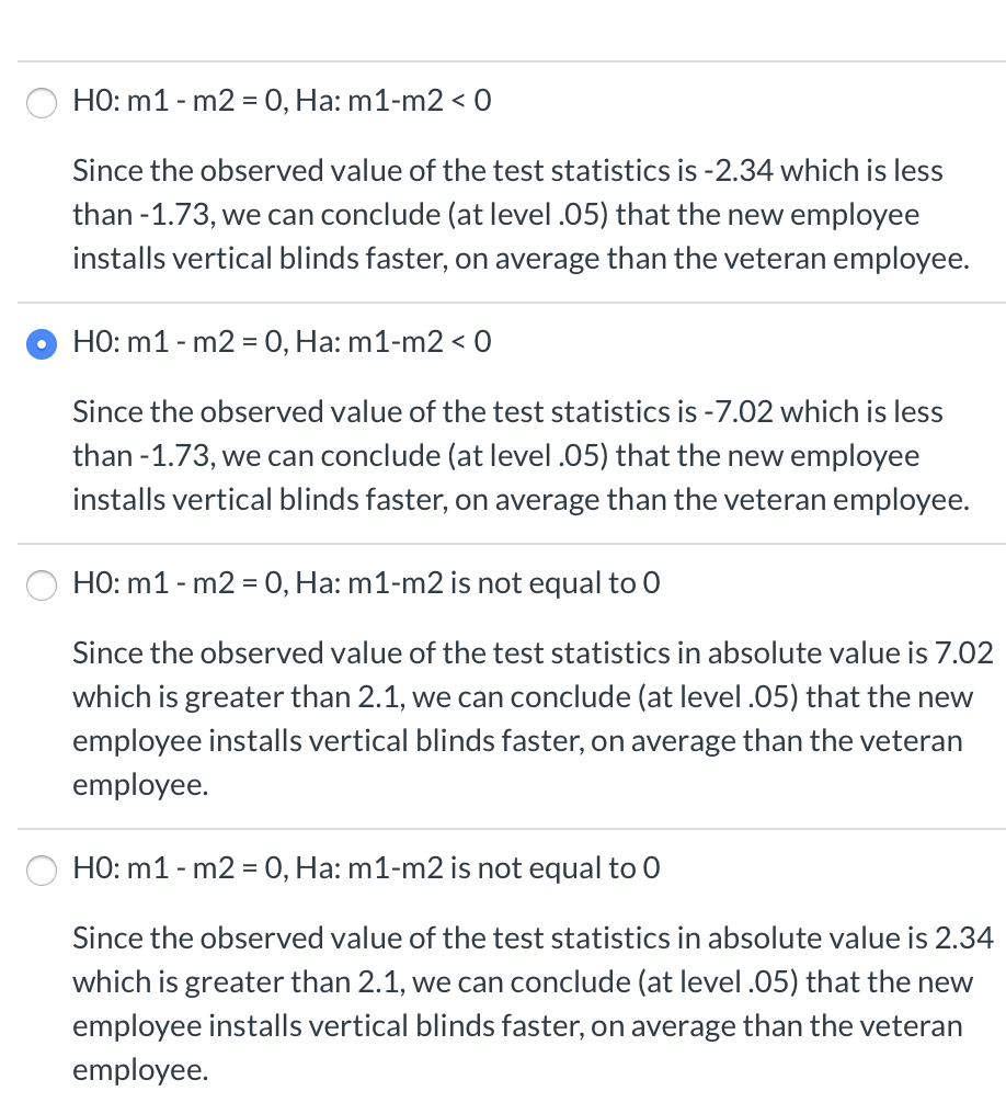 Solved A drapery store manager was interested in determining