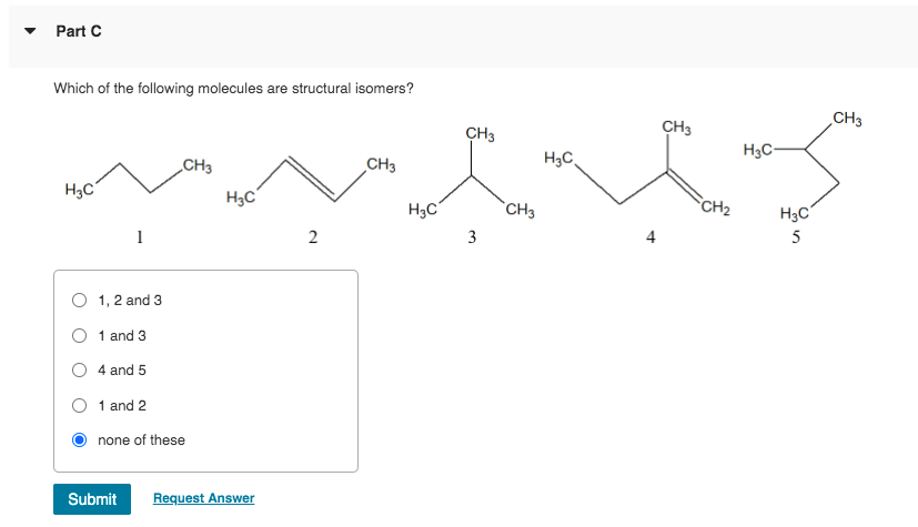 Solved Which Of The Following Molecules Are Structural 