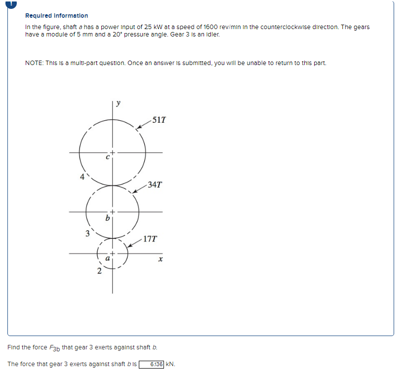 Solved Requlred Information In the figure, shaft a has a | Chegg.com