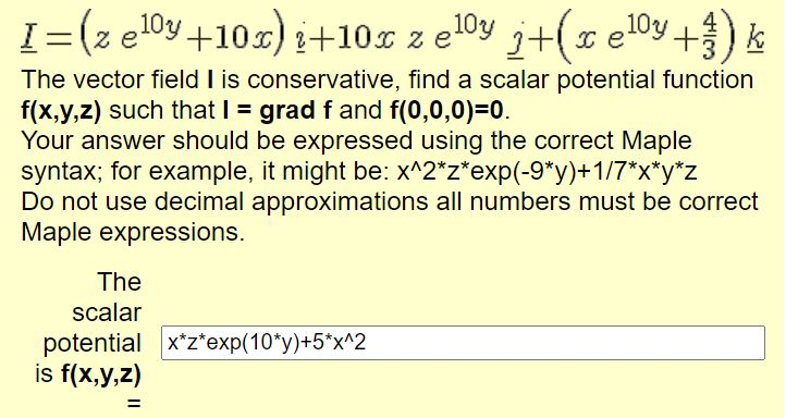 Conservative Math Solved The vector field is conservative... Not sure how to | Chegg.com