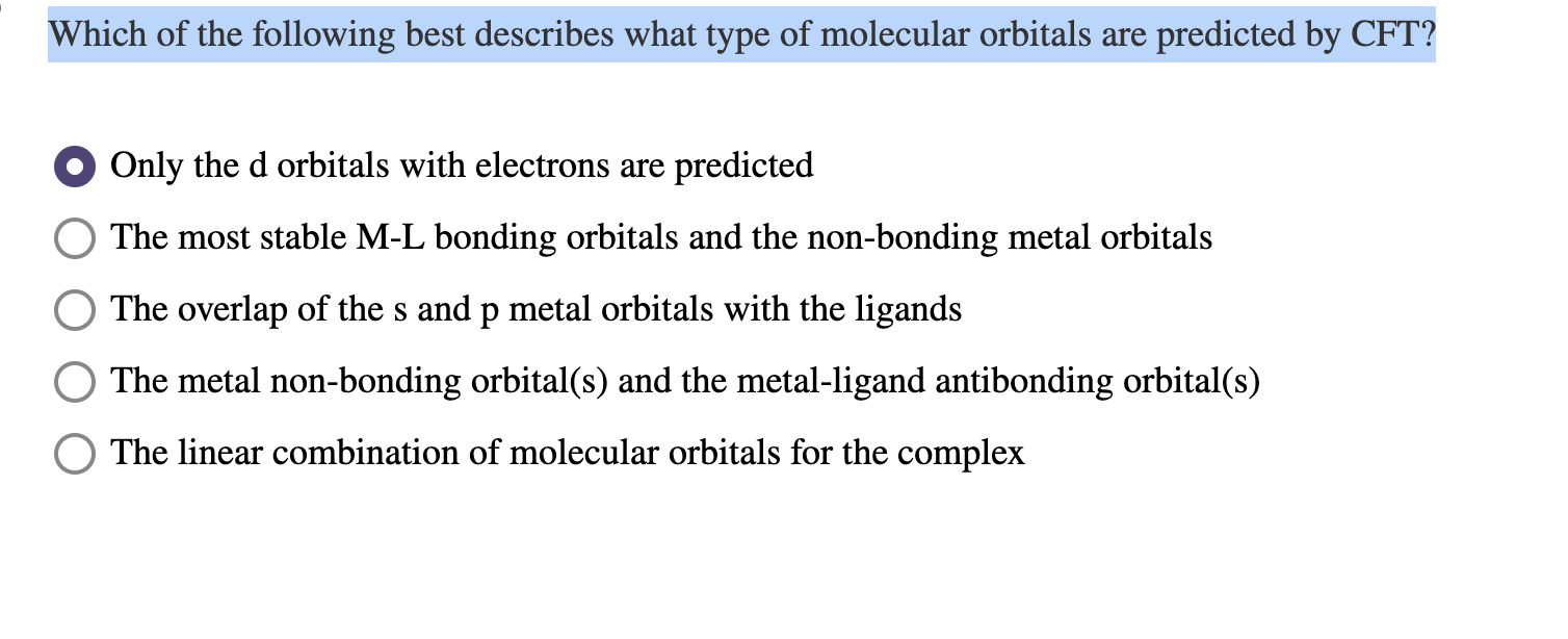 Solved Which of the following best describes what type of | Chegg.com