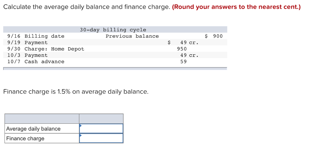 What Is The Meaning Of Average Daily Balance