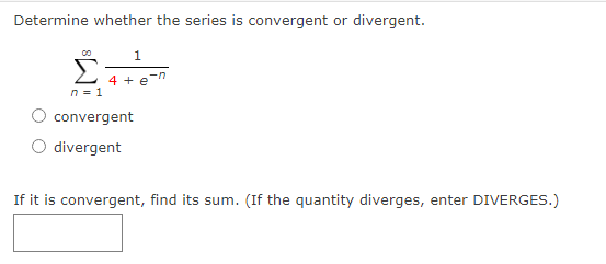 1/n convergent or divergent hotsell