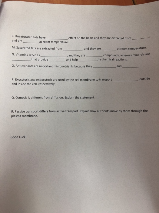 Solved Activity # 2 Nutrition A The building block (monomer) | Chegg.com