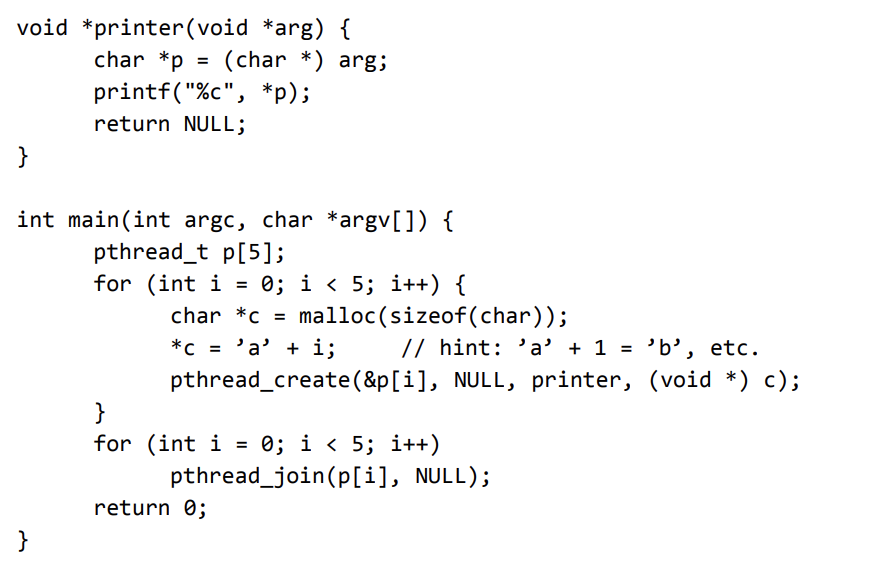 Solved Problem 8: Assume the same printer() function (from | Chegg.com