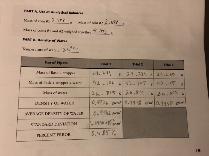 Solved Densities of Liquids and Solids Questions 1. To how
