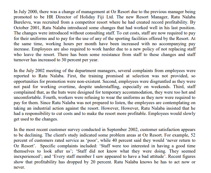 hypothetical case study reading answers