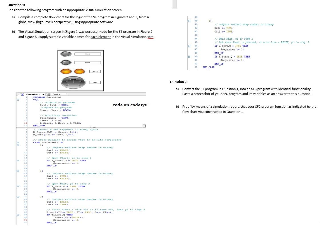 Solved Question 1: Consider the following program with an | Chegg.com