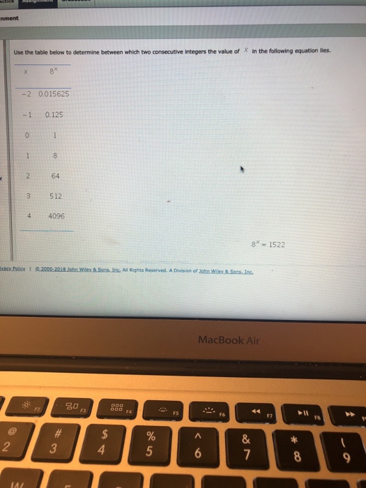 Solved Use the table below to determine between which two | Chegg.com