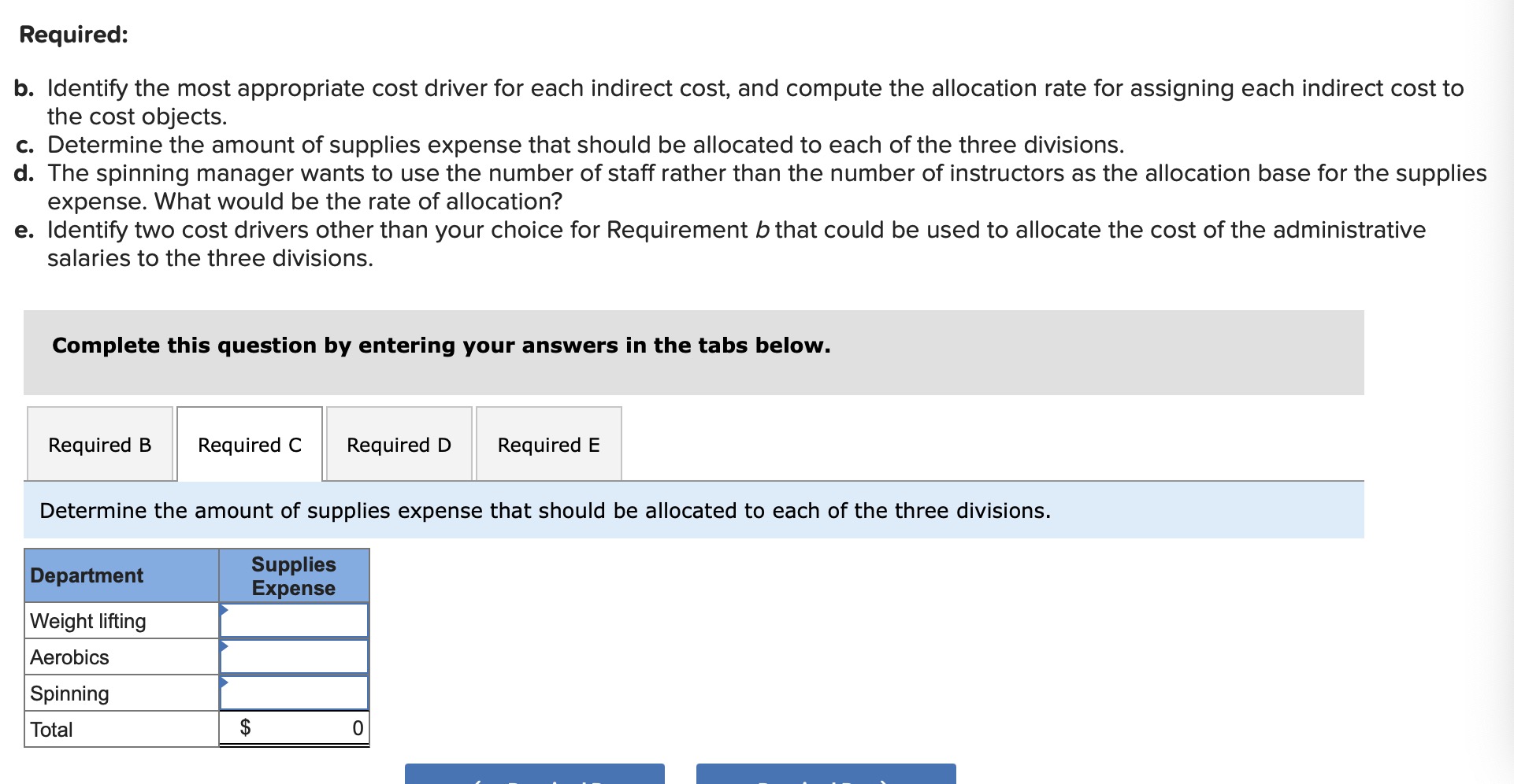 Solved B. Identify The Most Appropriate Cost Driver For Each | Chegg.com