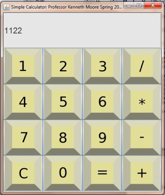 Solved Implement A Simple Calculator. Possible Example: | Chegg.com