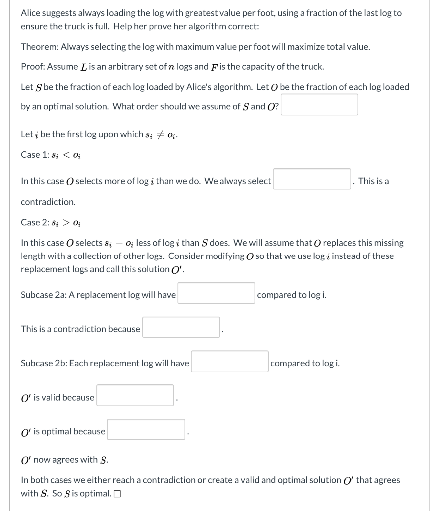 Solved This is Computer Science Algorithm Question Please | Chegg.com