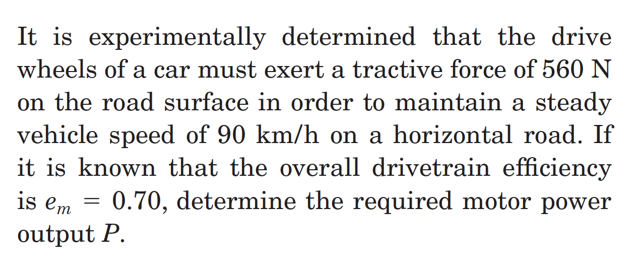 Solved It is experimentally determined that the drive wheels | Chegg.com