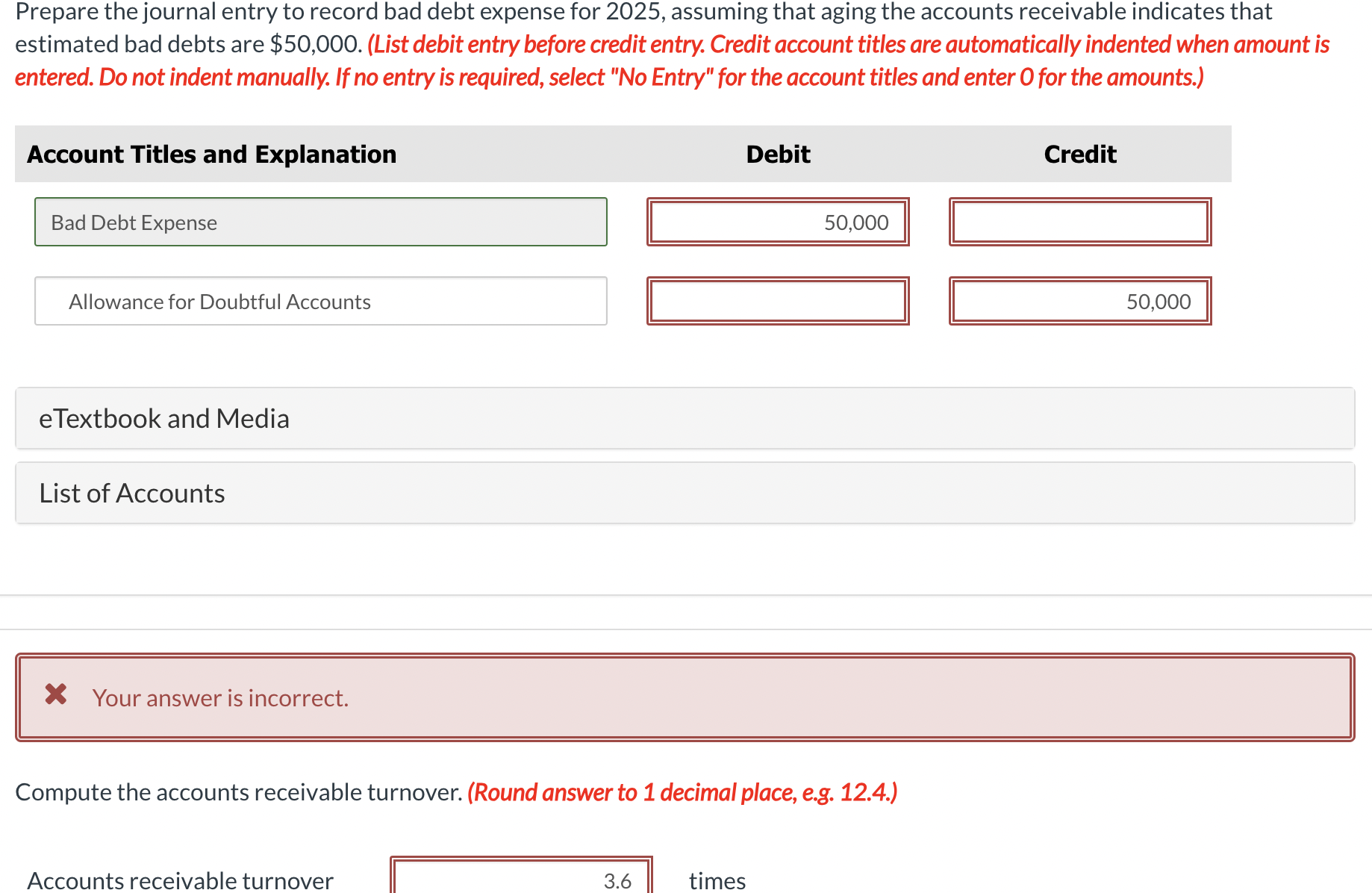 Solved Prepare The Journal Entry To Record Bad Debt Expense | Chegg.com