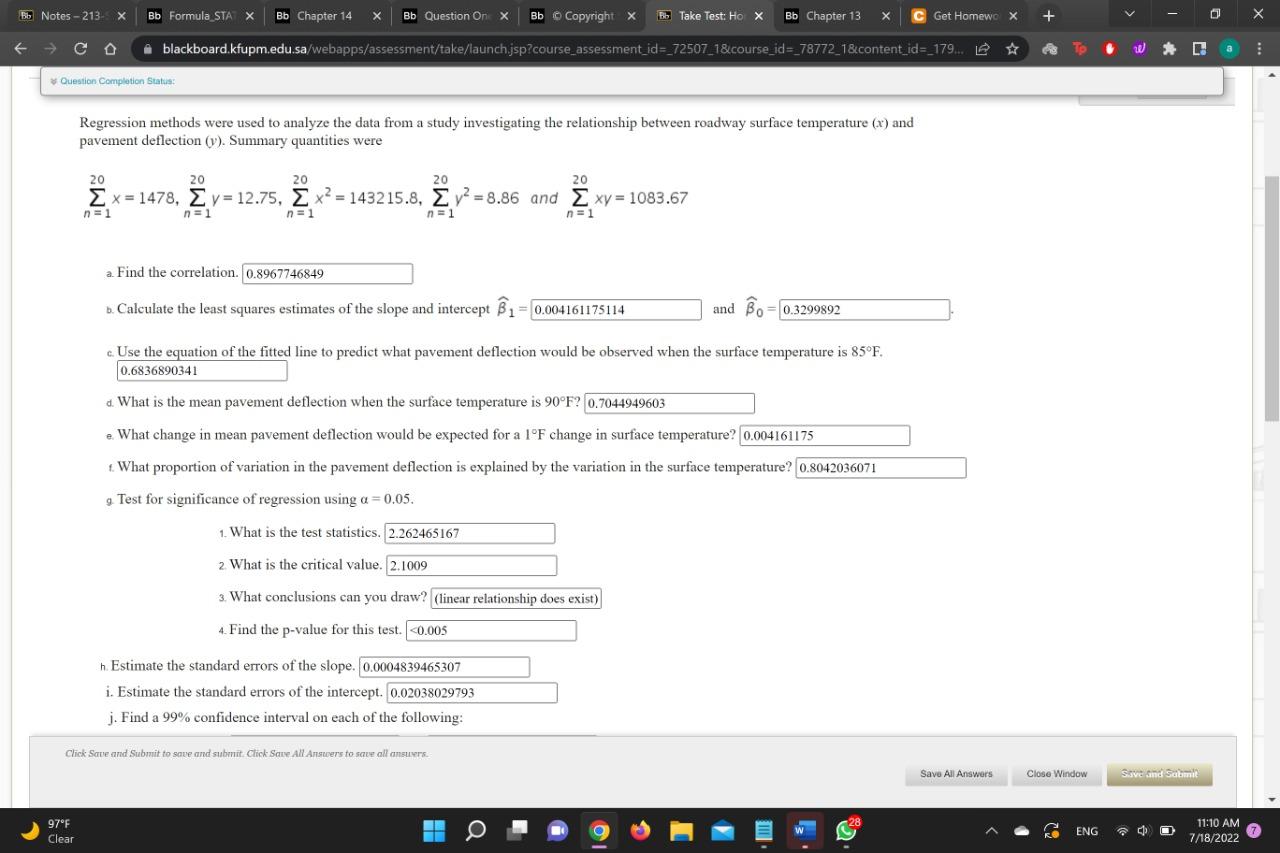 Solved Regression methods were used to analyze the data from | Chegg.com