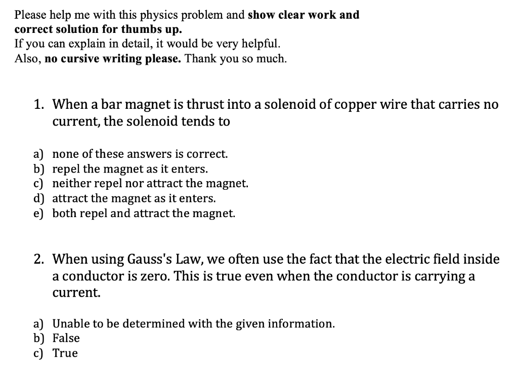 Solved Please help me with this physics problem and | Chegg.com