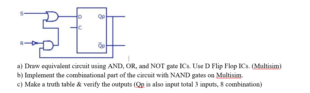Solved Draw equivalent circuit using AND, OR, and NOT gate | Chegg.com