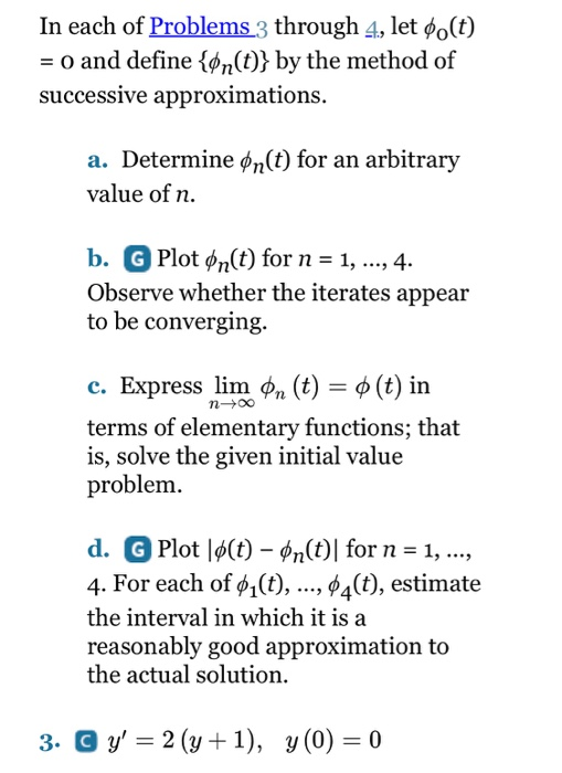 In Each Of Problems 3 Through 4 Let Oo T O And Chegg Com