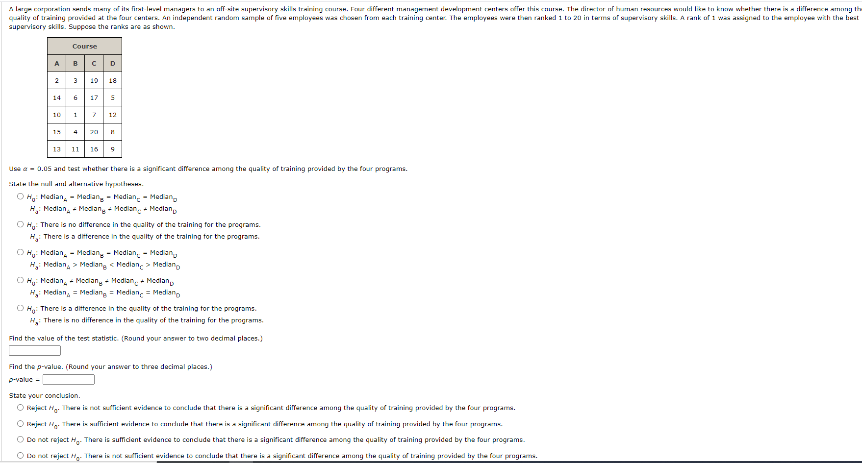 Solved A large corporation sends many of its firstlevel