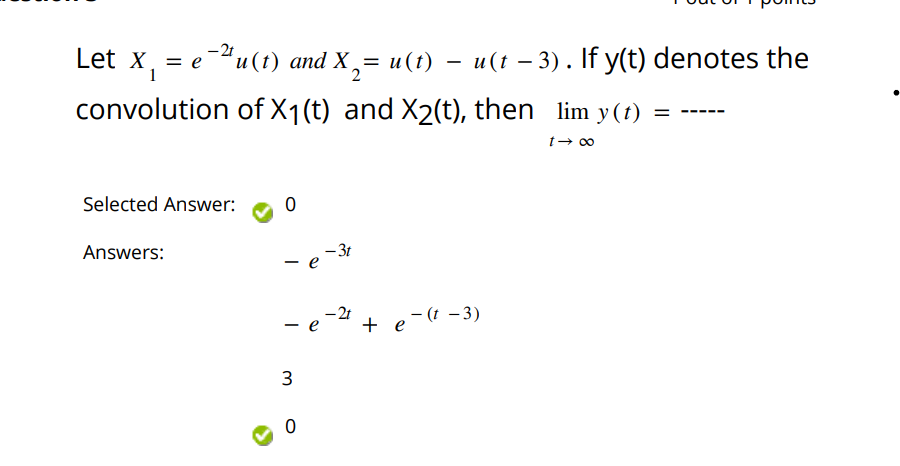 Solved Let X1 E−2tu T And X2 U T −u T−3 If Y T Denotes