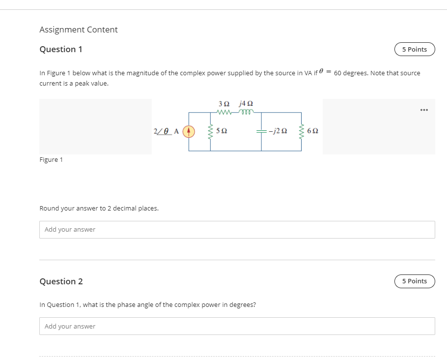 Solved Assignment Content Question 1 5 Points In Figure 1 | Chegg.com