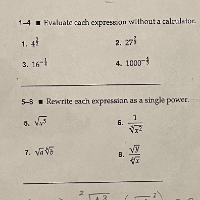 Solved 14 u Evaluate each expression without a calculator. | Chegg.com