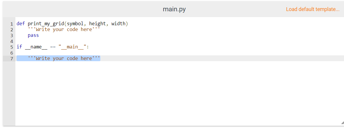Solved LAB: Print Grid Pattern Learning Objective In this | Chegg.com