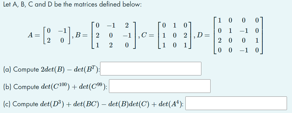 Solved (c) Compute | Chegg.com