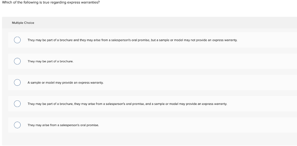 Solved Which of the following is true regarding express