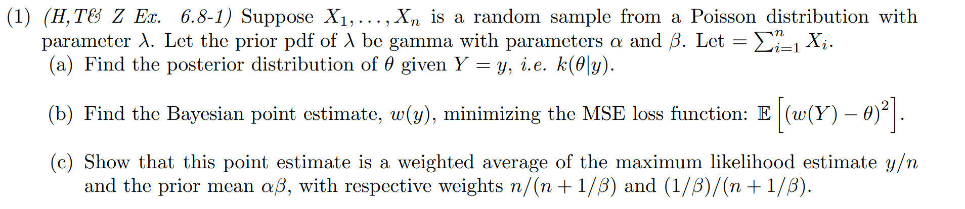 Solved 1 H To Z Ex 6 8 1 Suppose X1 Is A R Chegg Com