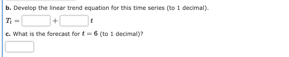 Solved Consider The Following Time Series Data.b. Develop | Chegg.com