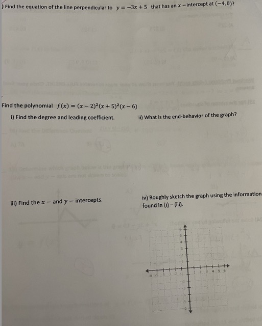 find the equation of the line perpendicular to 5x 3y 1 0