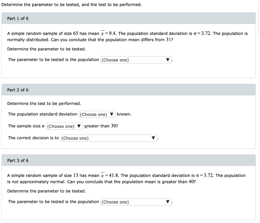 solved-determine-the-parameter-to-be-tested-and-the-test-to-chegg