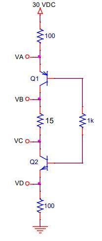 Solved Problem 1 For The BJT Circuit On Page 3, The | Chegg.com