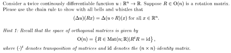 2. Derivation: Rotational Invariance Of The Laplace 