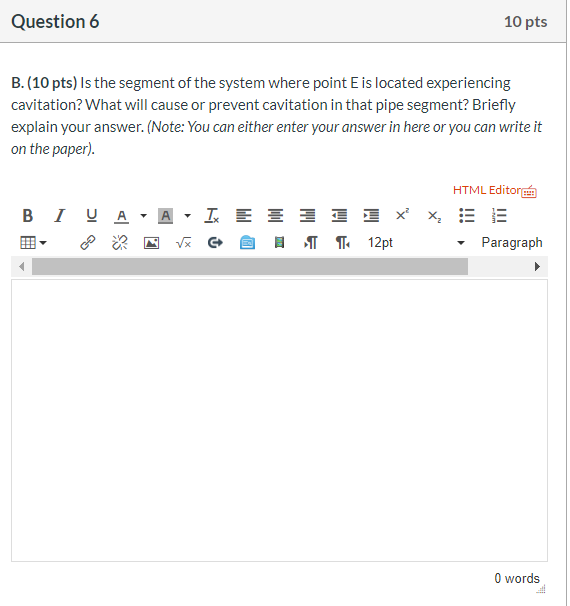 Solved Question 6 10 pts B. (10 pts) Is the segment of the | Chegg.com