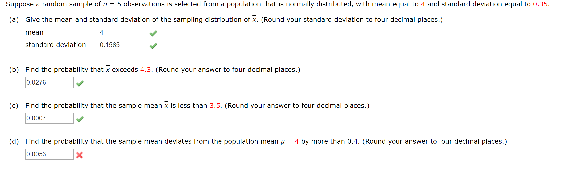 Solved Suppose a random sample of n = 5 observations is | Chegg.com