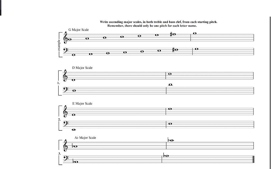 Letter Scales 