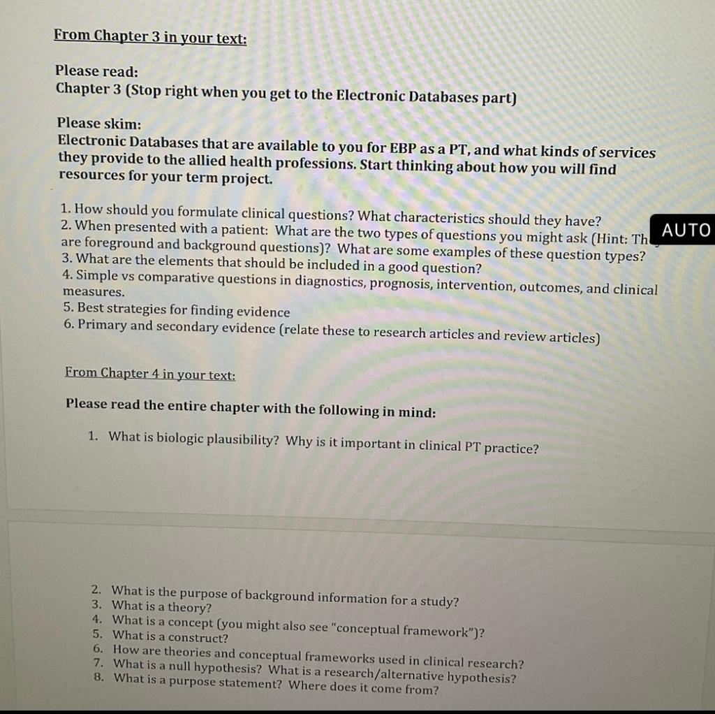 Chapters 1 2 Please Read Chapters 1 2 In Your 4th Chegg