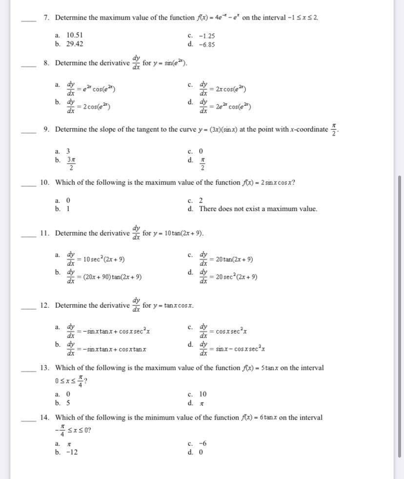 Solved solve it and show all the handwritten solution step | Chegg.com