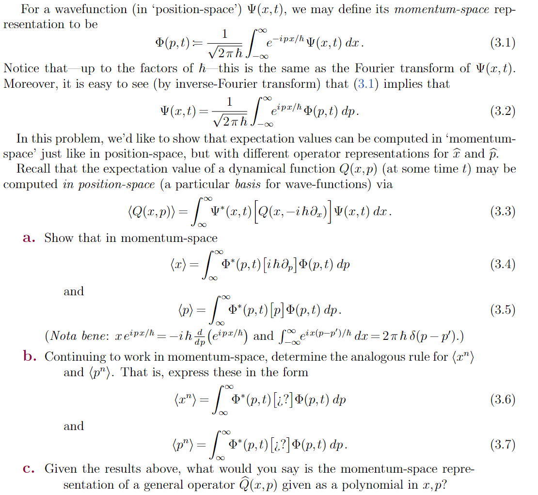 Solved Vahele For A Wavefunction (in ‘position-space') 