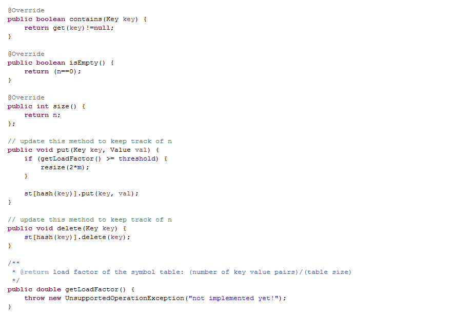 java programming tutorial 57 - try: modify the above... Solved 6. (10 Points) Modify the following methods in | Chegg.com