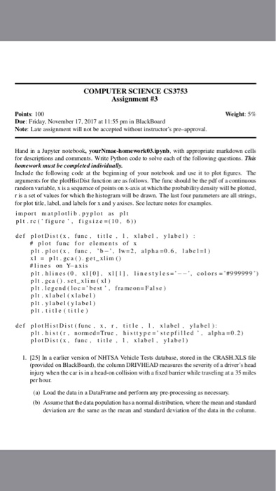 Solved COMPUTER SCIENCE CS3753 Assignment #3 Points: 100 | Chegg.com
