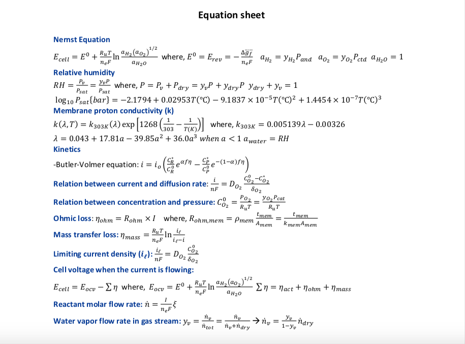 Polymer electrolyte fuel cell (PEM FC) is operating