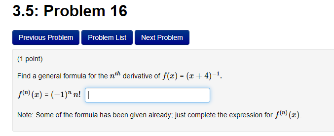 Solved 3.5: Problem 15 Previous Problem Problem List Next | Chegg.com