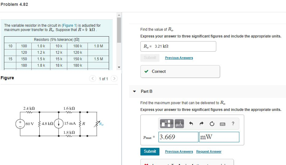 Solved The circuit in (Figure 1) ﻿has the transfer